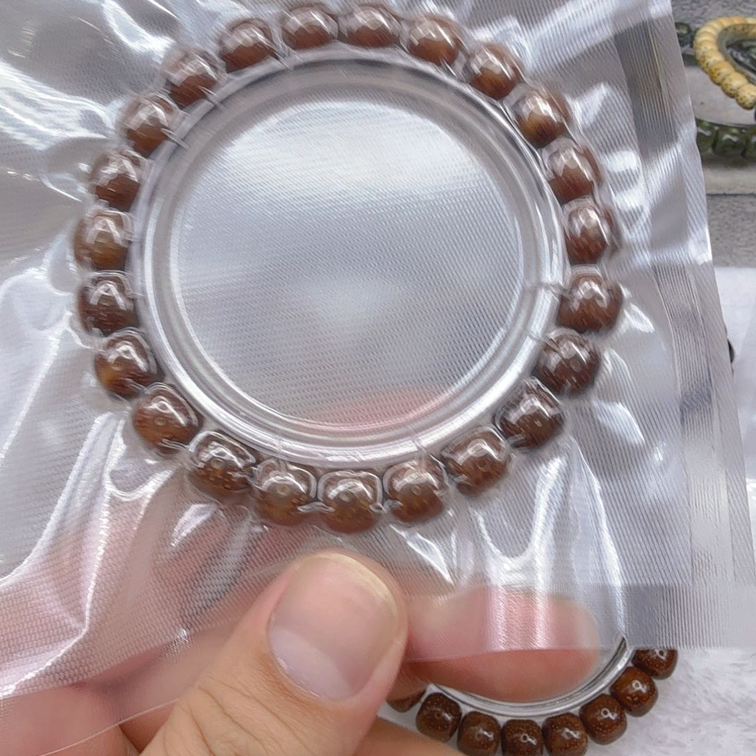 星月菩提手串11殿堂粉冰星月菩提单圈1.0