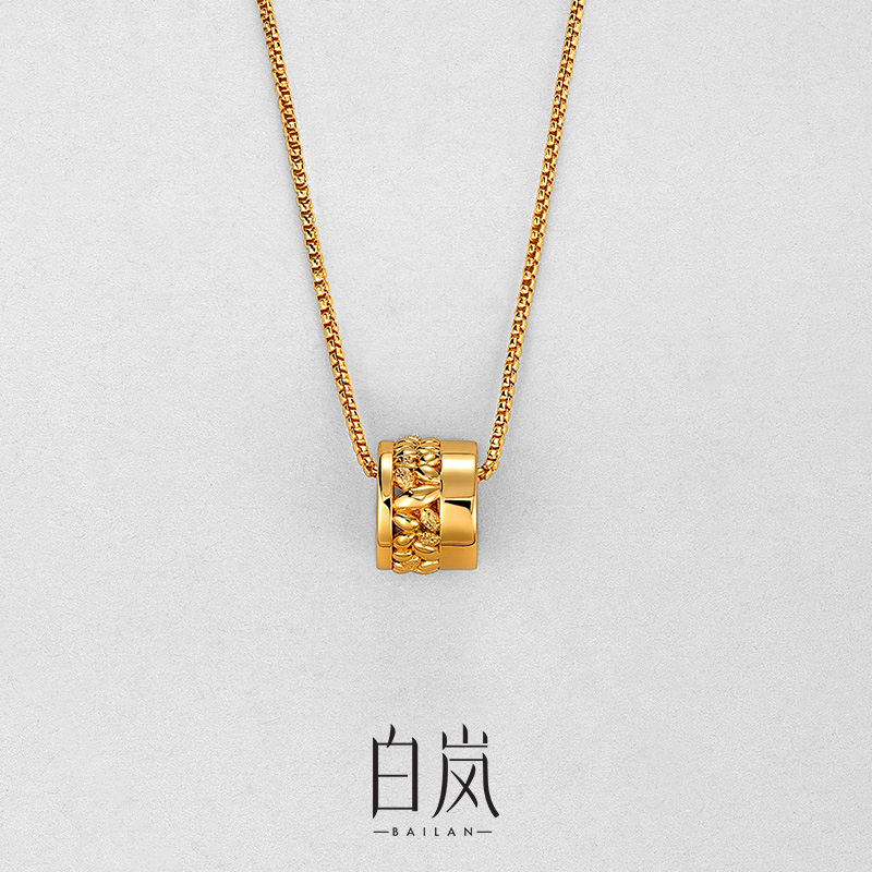 坠链均925银 白岚五谷丰登项链精致原创设计锁骨链女小众XL5239