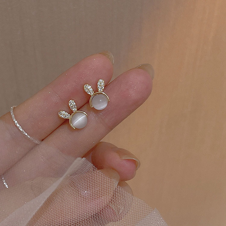 铜合金树脂耳饰 铜合金13A 高端大气时尚简约百搭耳饰