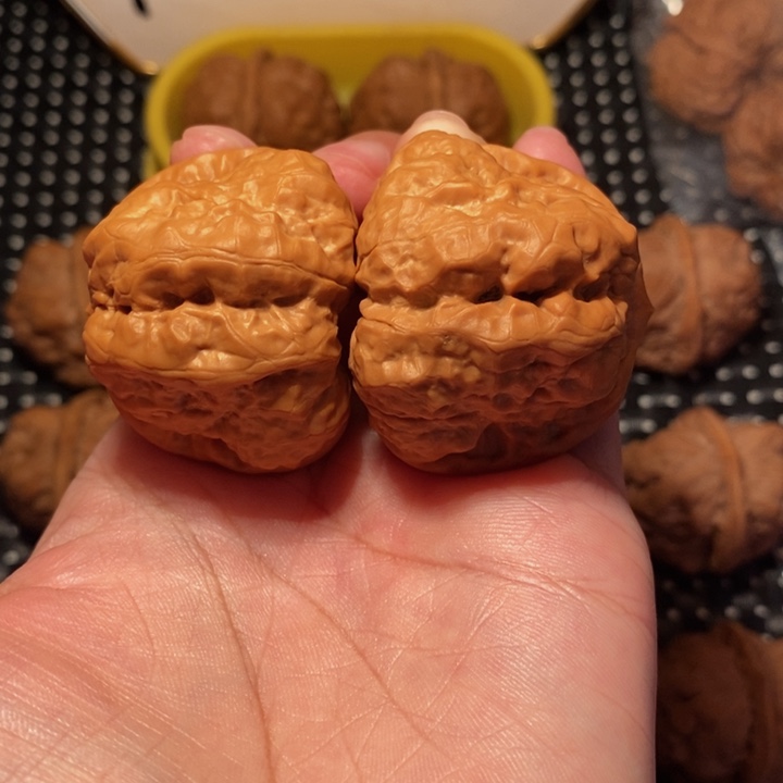 把件文玩核桃四深开八腿