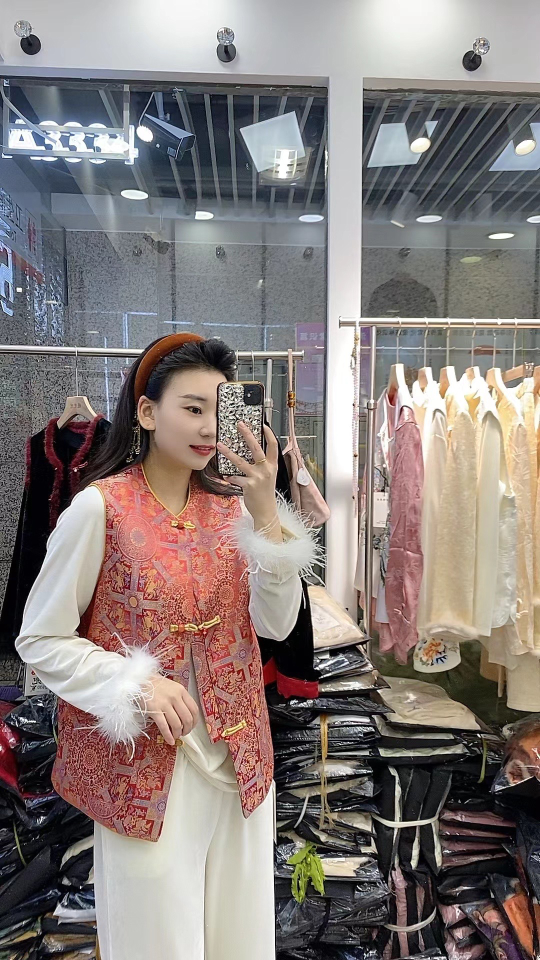 新中式复古【鸿运当头】马甲