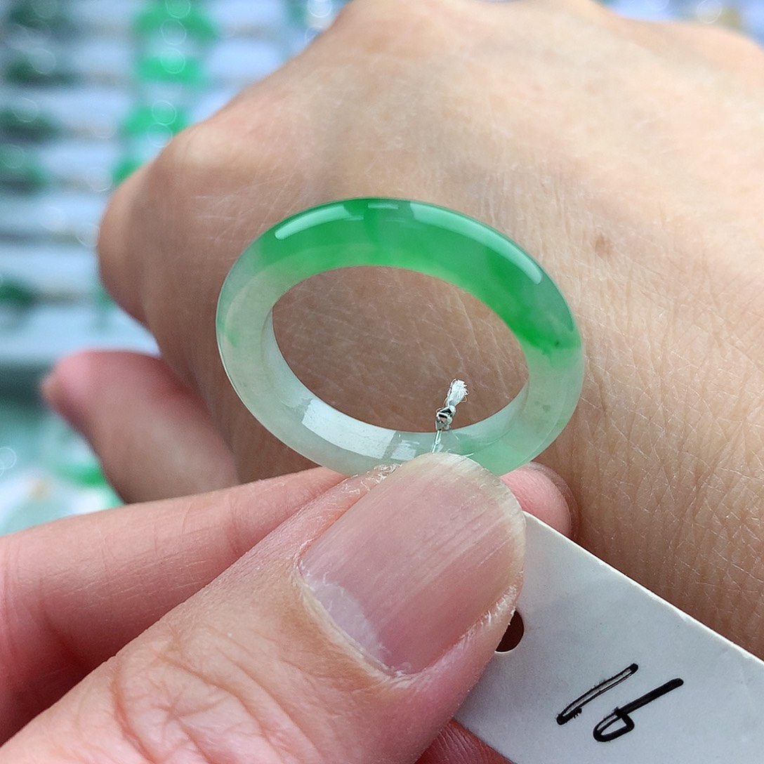 未镶嵌戒指翡翠16号