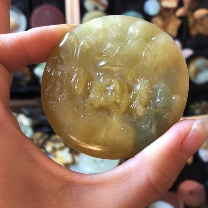 岫玉未镶嵌岫玉挂件