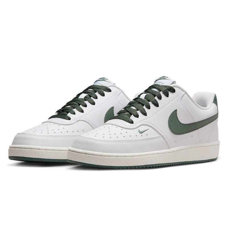 NIKE/耐克Court耐磨男女情侣运动休闲板鞋白绿网红板鞋FV9952-101