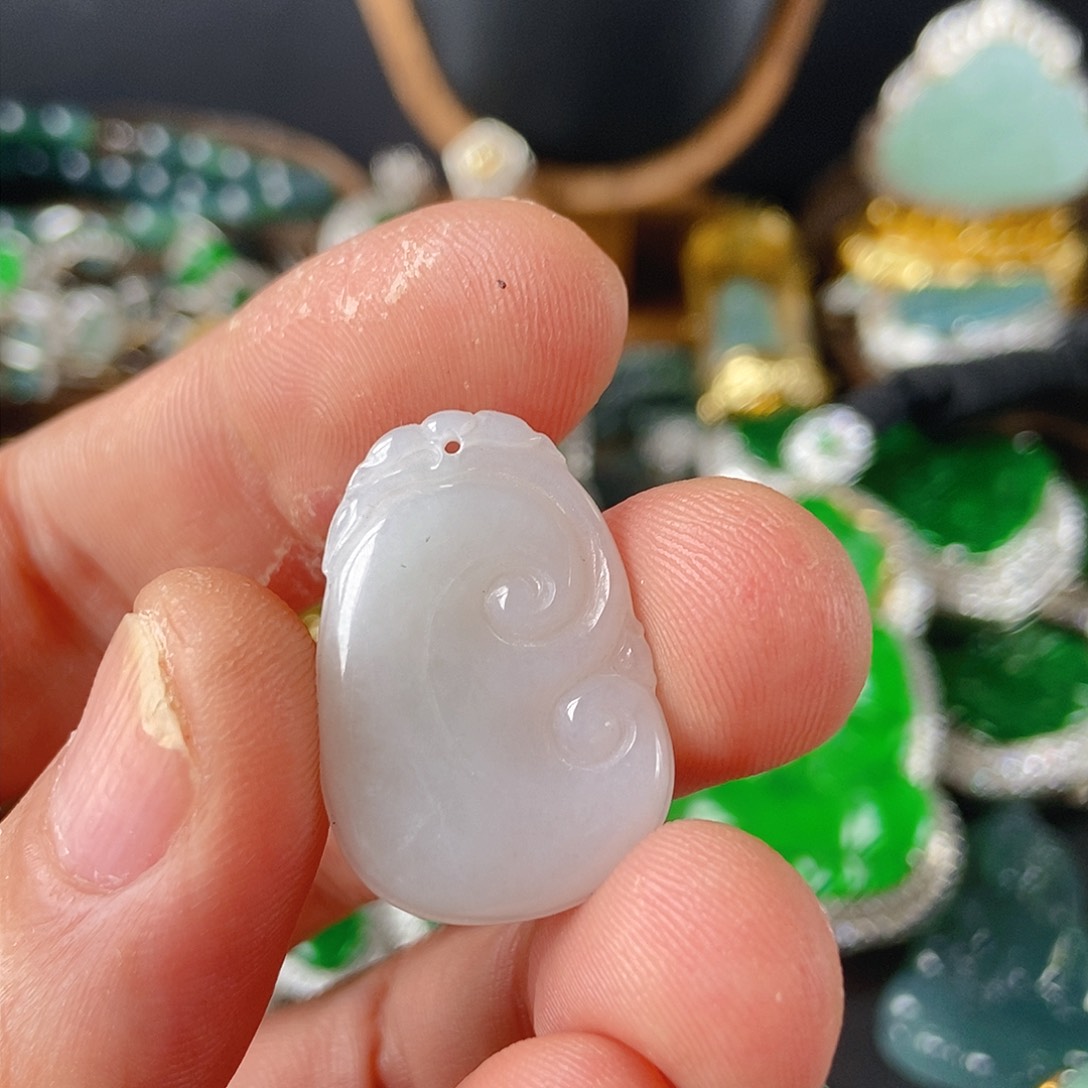 翡翠吊坠(不含链)未镶嵌054吊坠