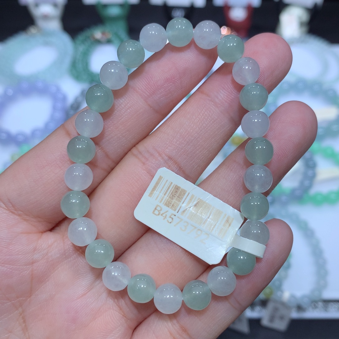 翡翠未镶嵌手串天然