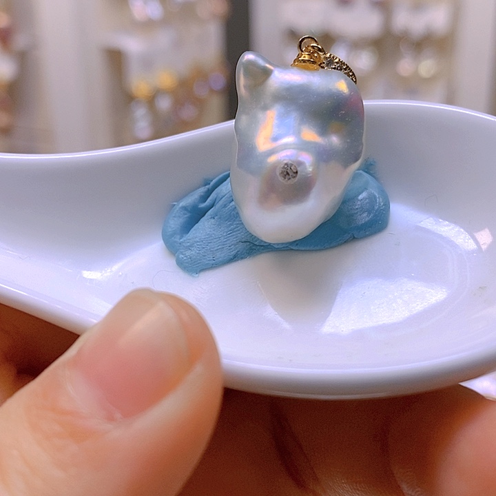 淡水珍珠颈饰合金