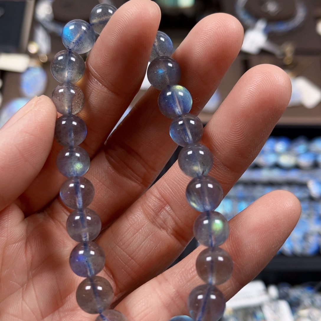 长石手链未镶嵌8.4左右