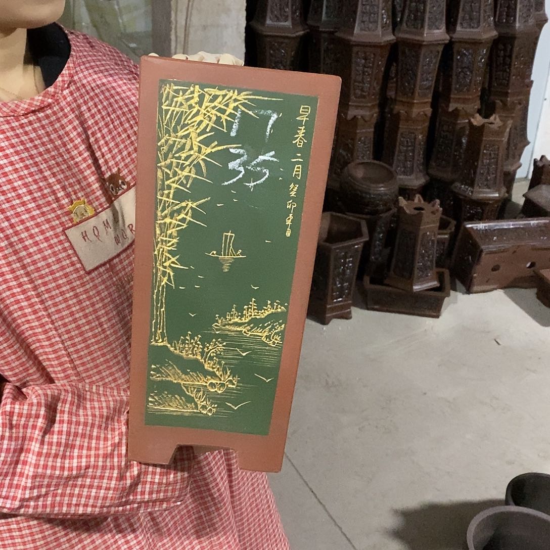 紫砂花盆紫砂花盆