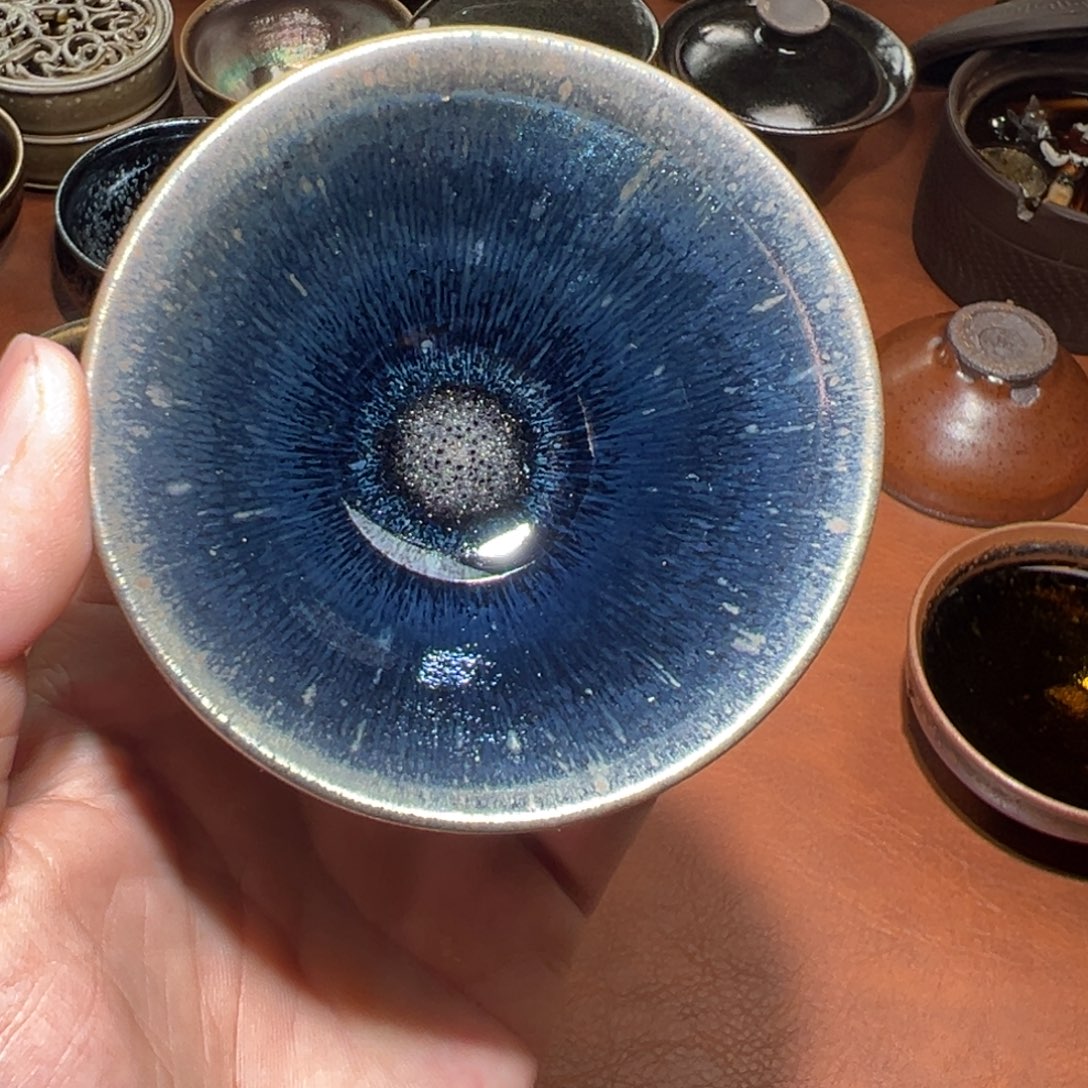 茶盏柴烧建盏主人杯建窑建盏茶盏