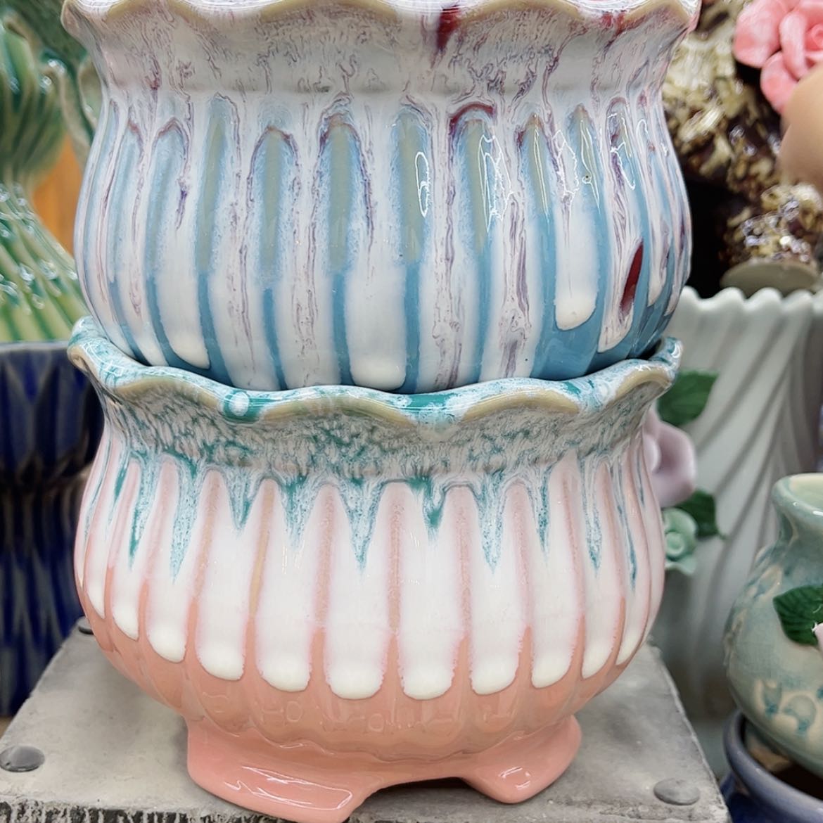 【闪购商品】陶瓷花盆