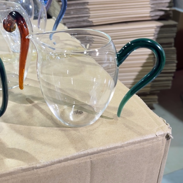 ****玻璃手工艺品忆然墨绿
