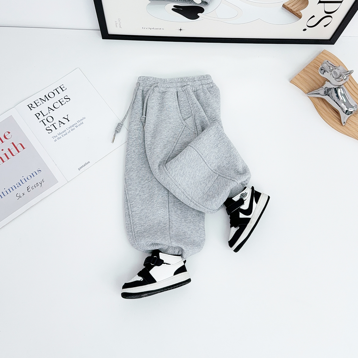 儿童加绒裤子男童运动裤2025新款秋冬装洋气BAO25172悠悠童话童装