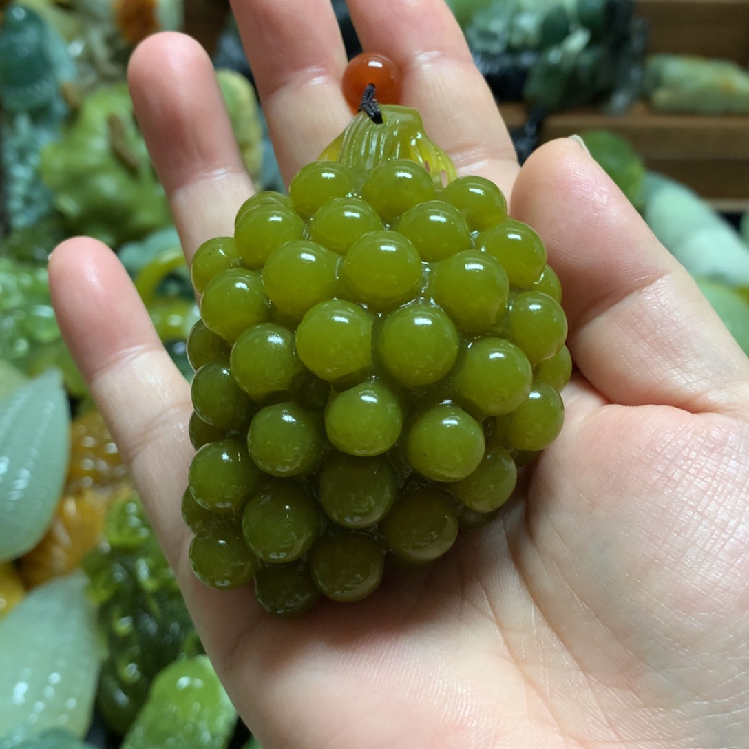 岫玉手把未镶嵌手把