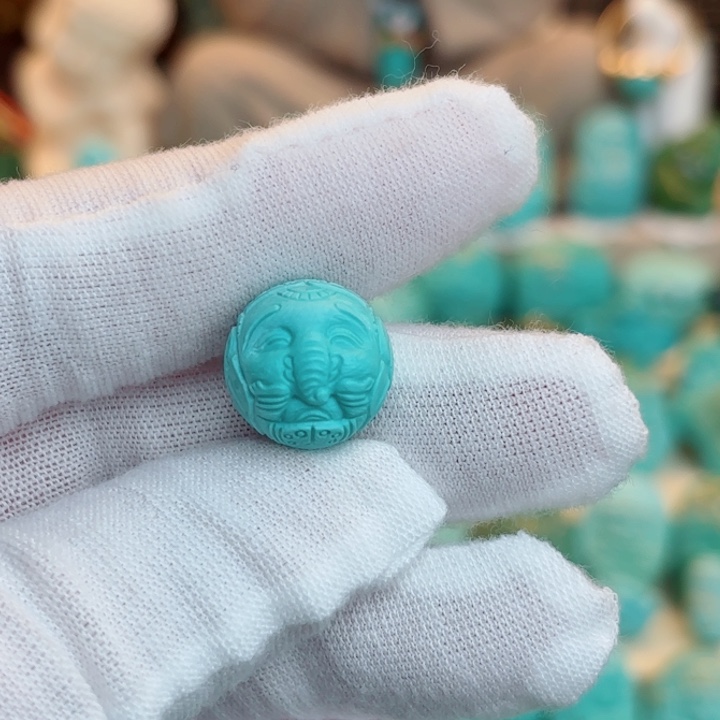 未镶嵌绿松石珠宝奇石