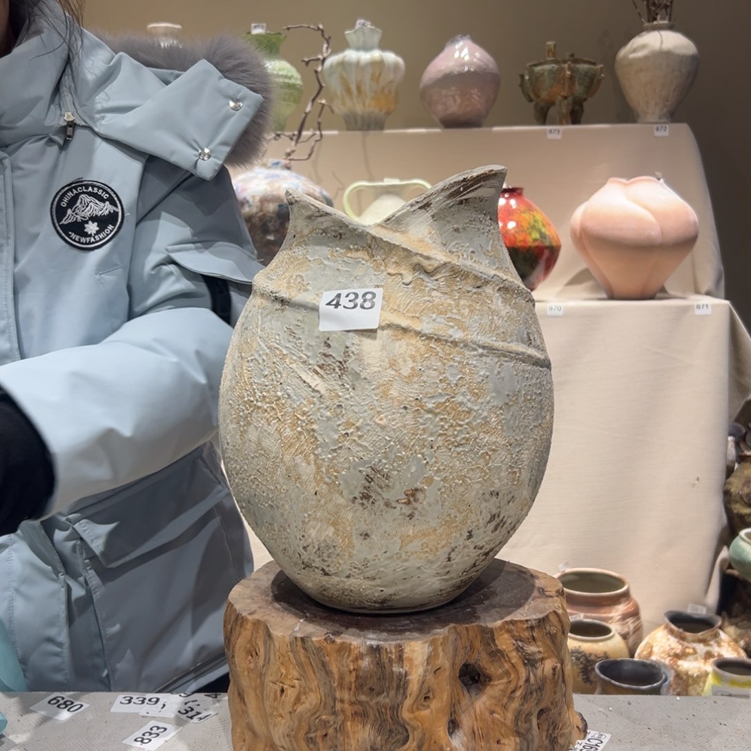 景德镇高温陶瓷花瓶摆件438花瓶摆件