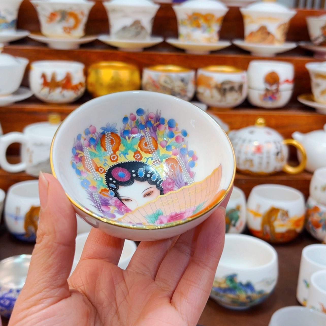 【闪购商品】高货羊脂玉瓷陶瓷茶具