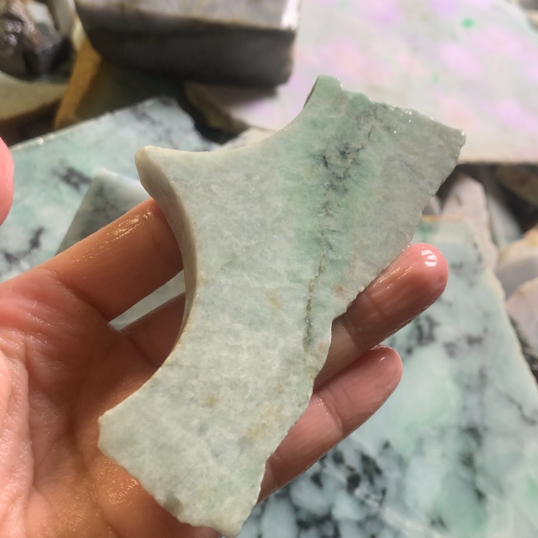 翡翠颈饰未镶嵌缅甸翡翠