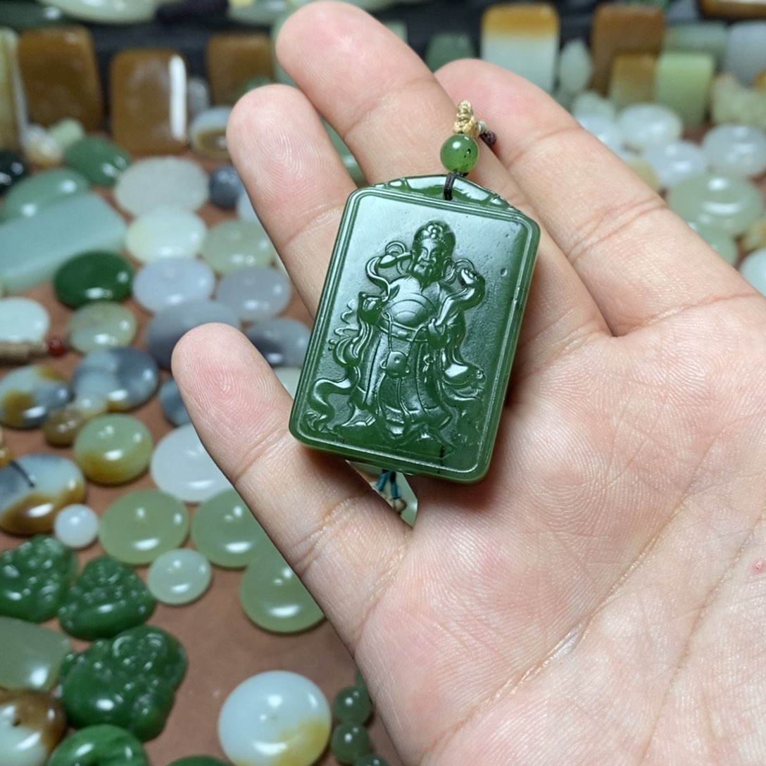 和田玉吊坠(不含链)未镶嵌