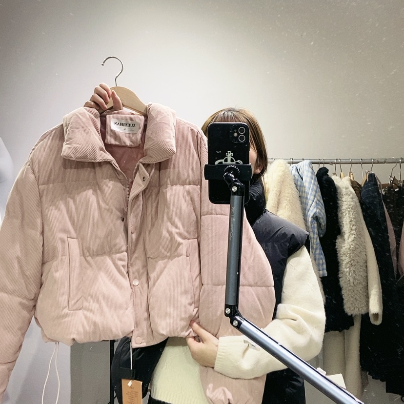 【闪购商品】粉色棉服