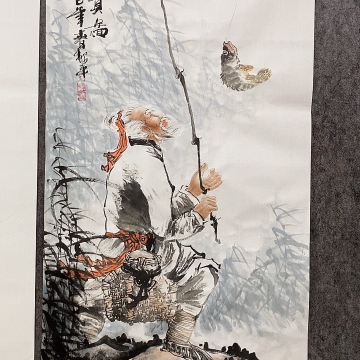 国画司**艺手绘更好接贵图