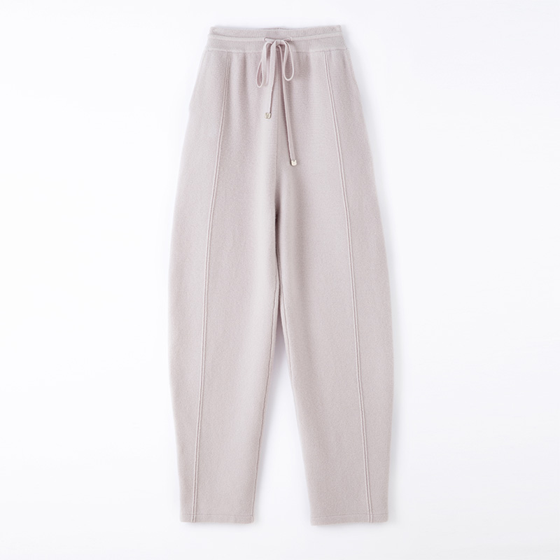 支持质检【100%山羊绒】重磅加厚时尚女士香蕉裤