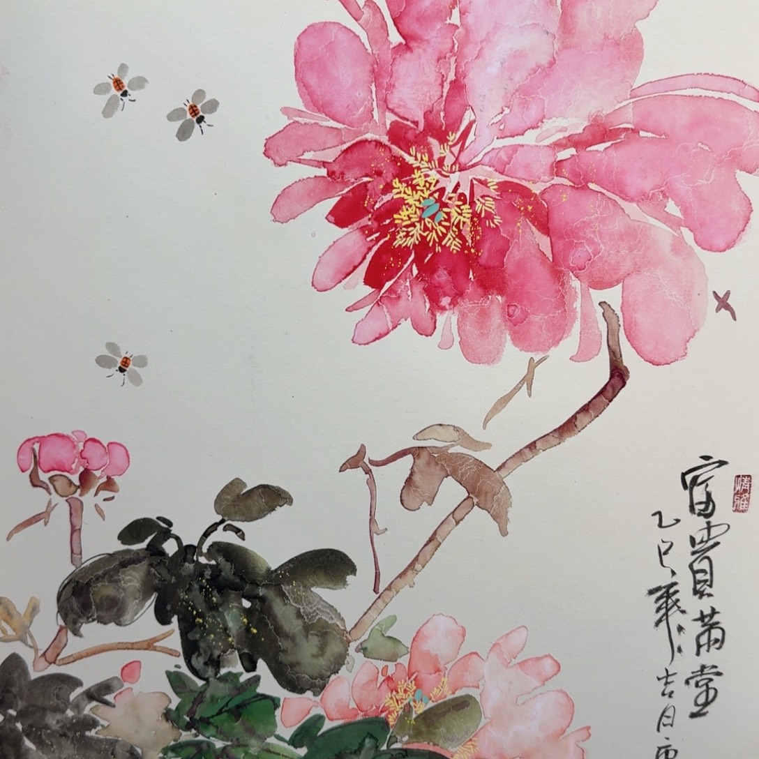 国画国画作品山水花鸟