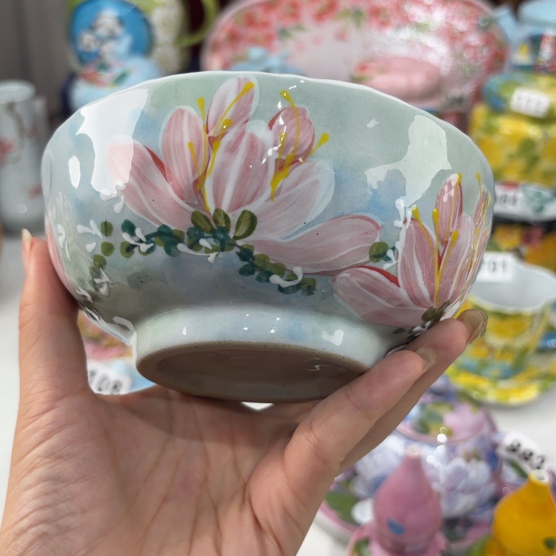 景德镇手绘高温釉下彩陶瓷茶具