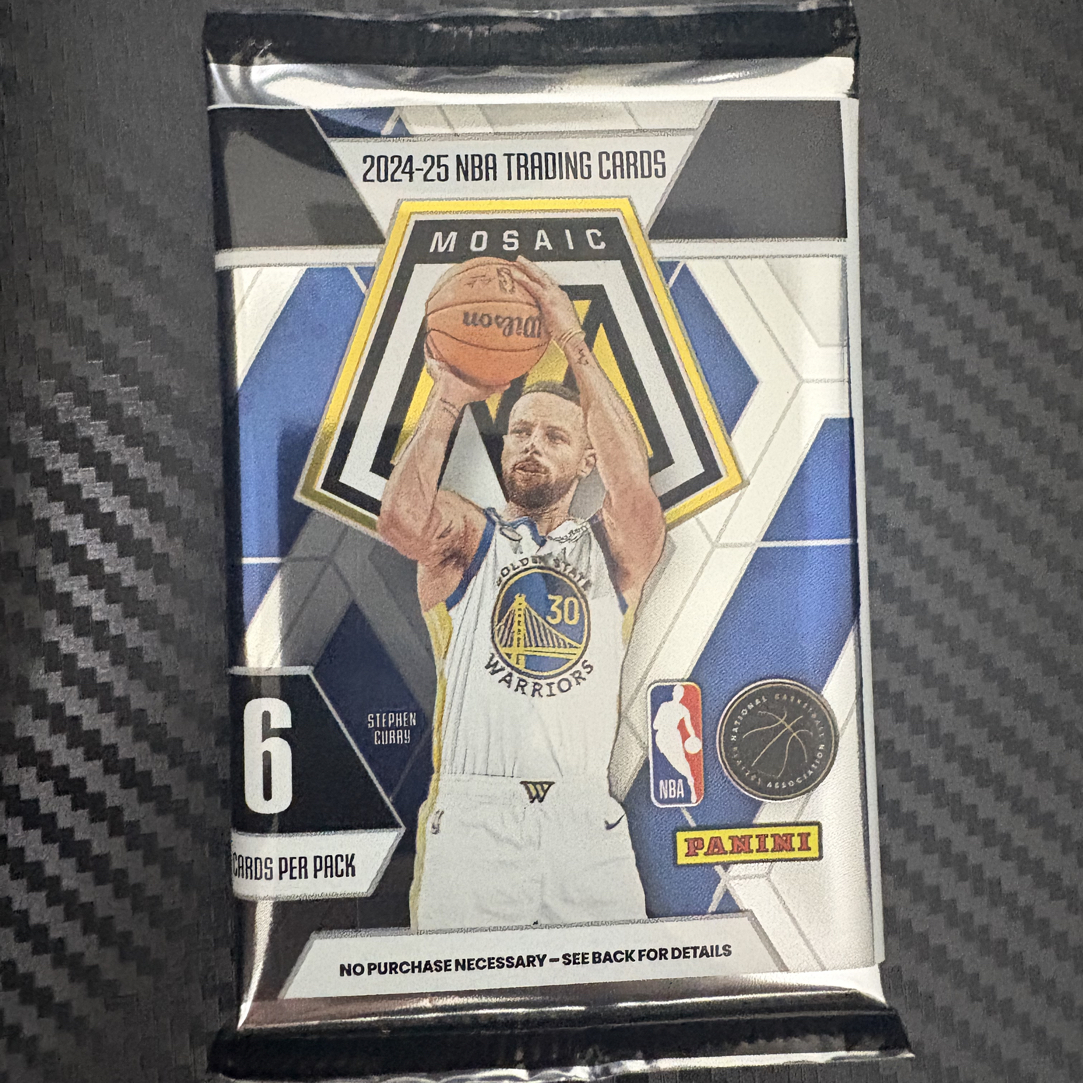 【拆盒】24-25 帕尼尼 Panini 马赛克 手雷 一包（下单默认代拆）