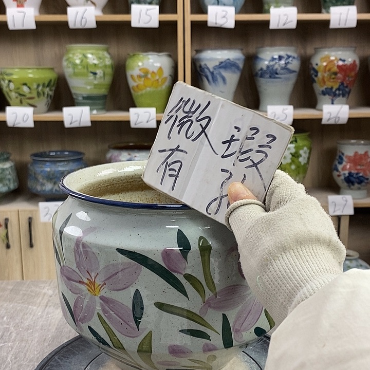 缸13xc景德镇陶瓷花盆