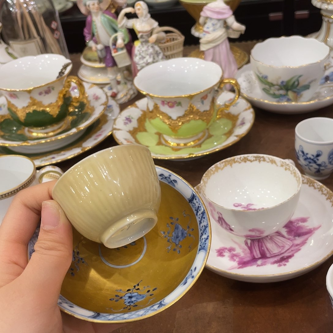 瓷片中古一等茶盅