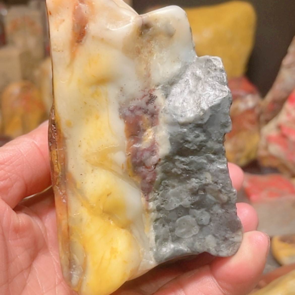 【闪购商品】昌化石了***人昌化象牙白