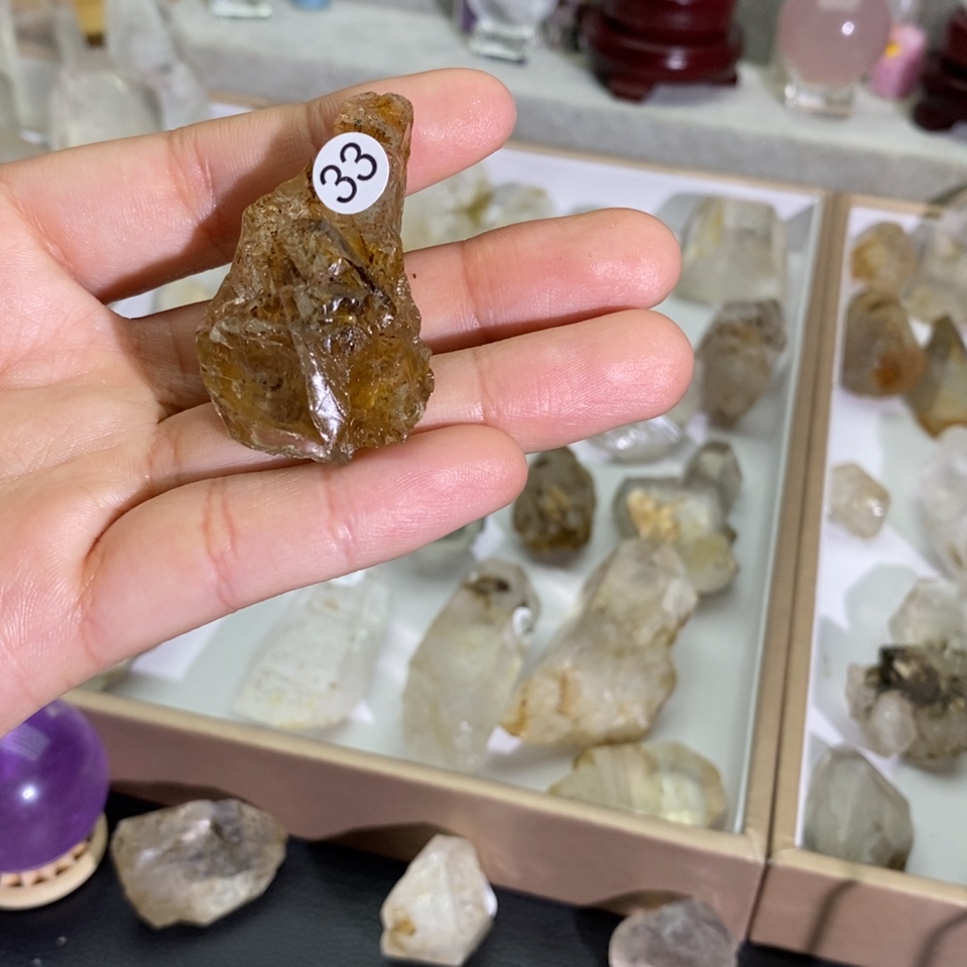 水晶未镶嵌珠宝半成品