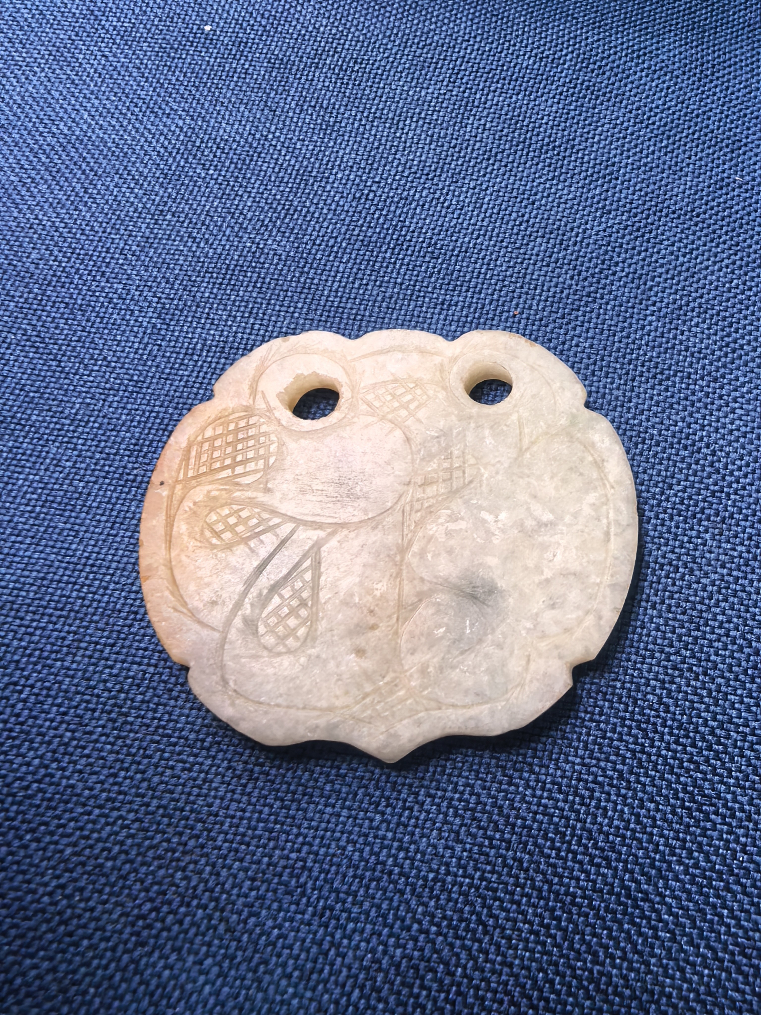 翡翠，五子登科佩。