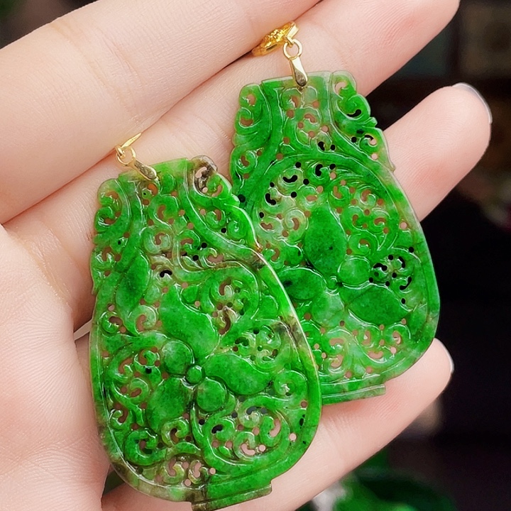 翡翠银S925镶嵌颈饰多样性