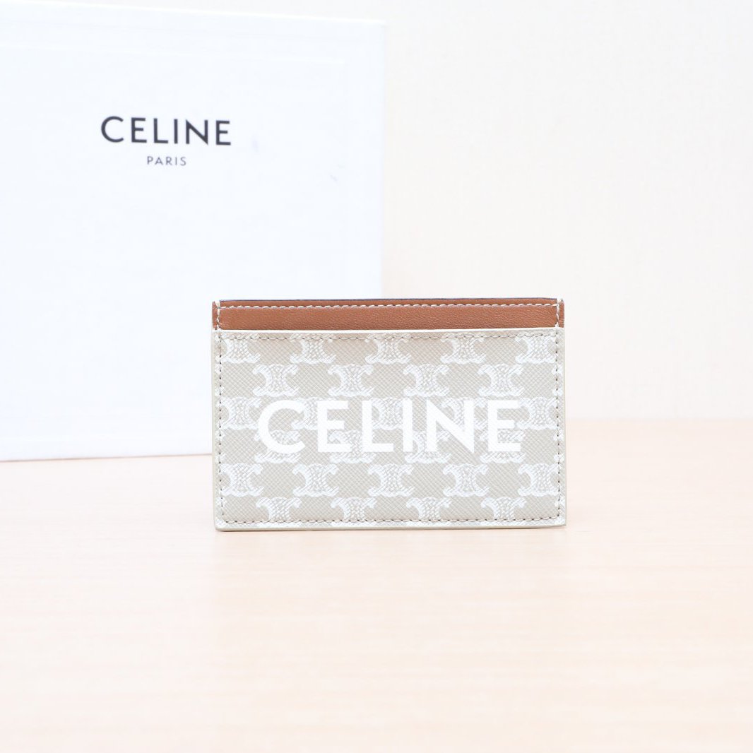 99新 Celine/思琳 -188小花攀攀 CELINE印花 卡包 老花 PVC