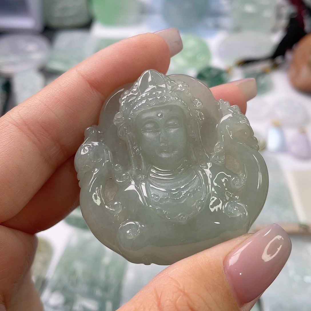 吊坠(不含链)未镶嵌翡翠1