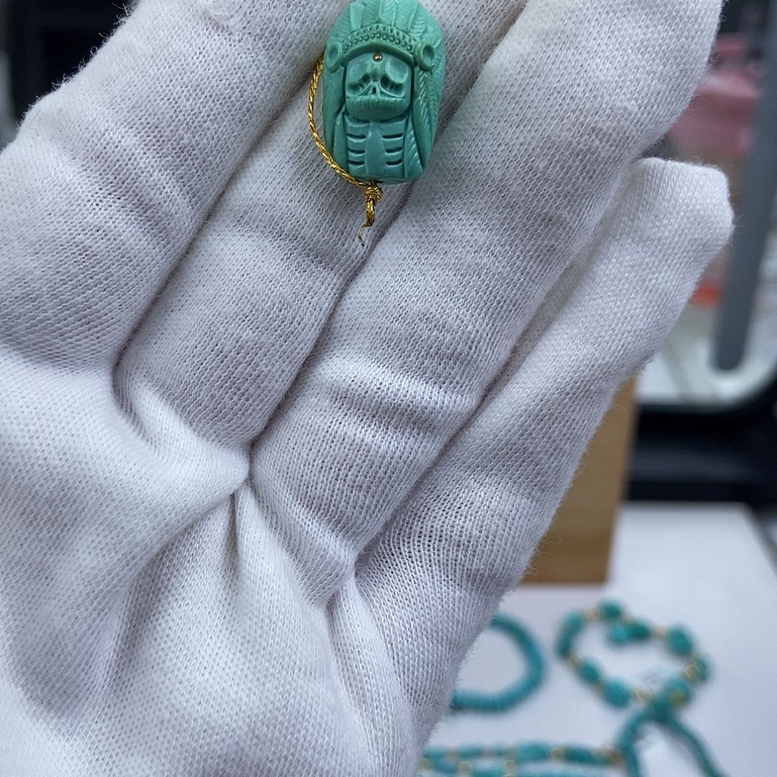 绿松石未镶嵌珠宝奇石