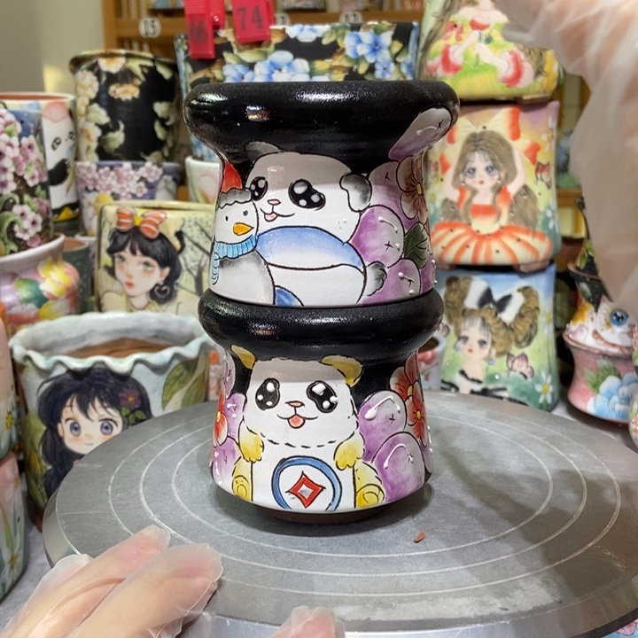 景德镇艺术手绘作品