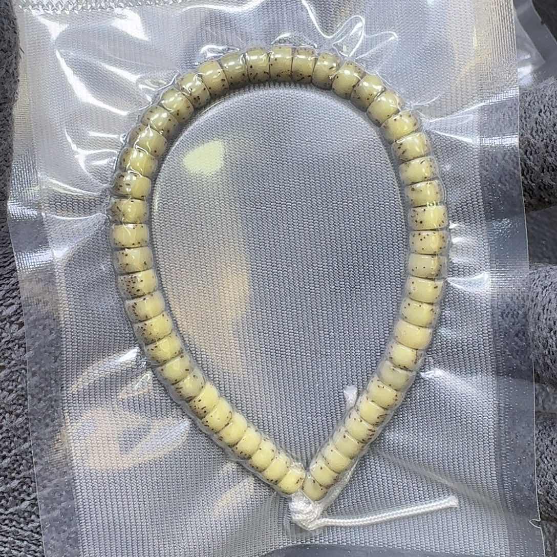手串星月菩提7*4石玉料大留白药片