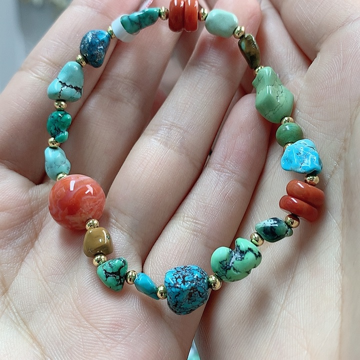 绿松石珠宝奇石未镶嵌