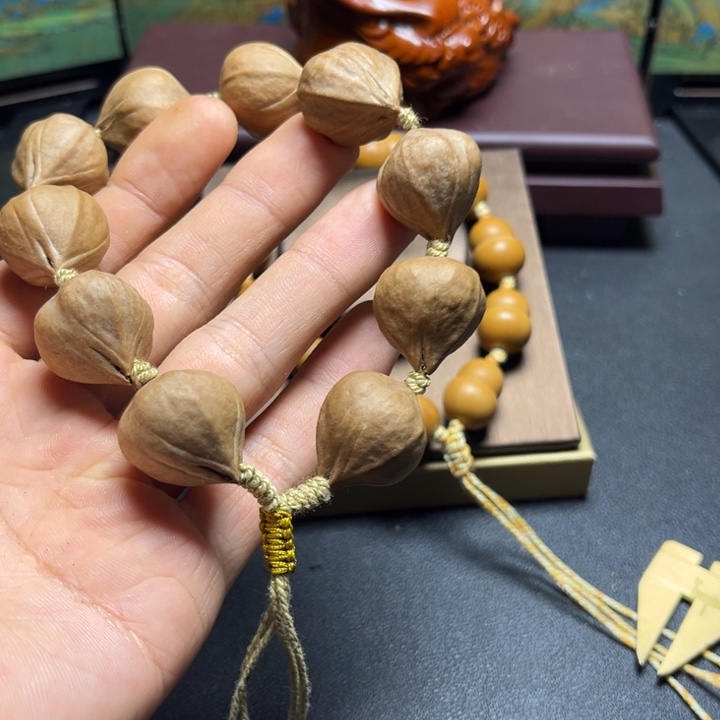 手串/手链橄榄核橄榄核雕蜜桃臀
