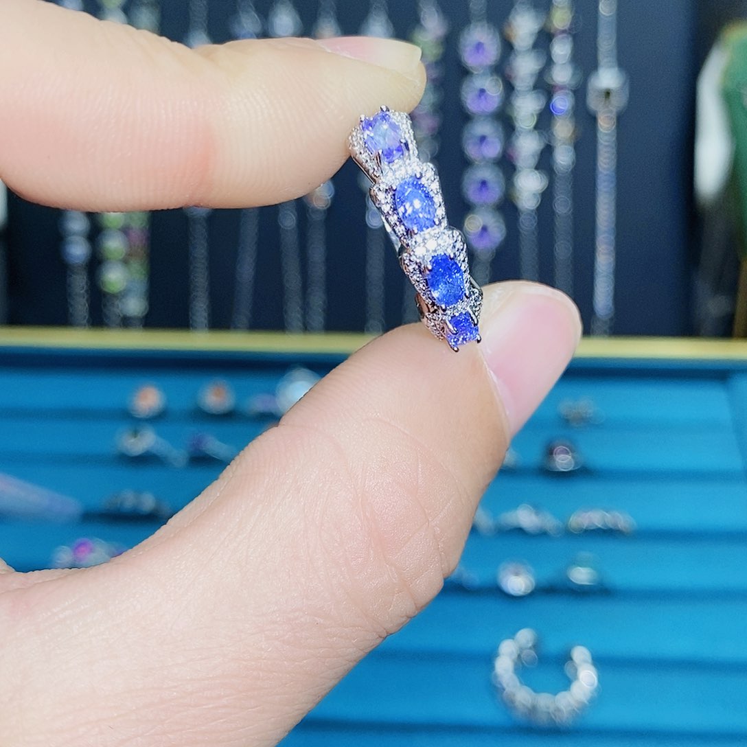 紫晶珠宝半成品未镶嵌