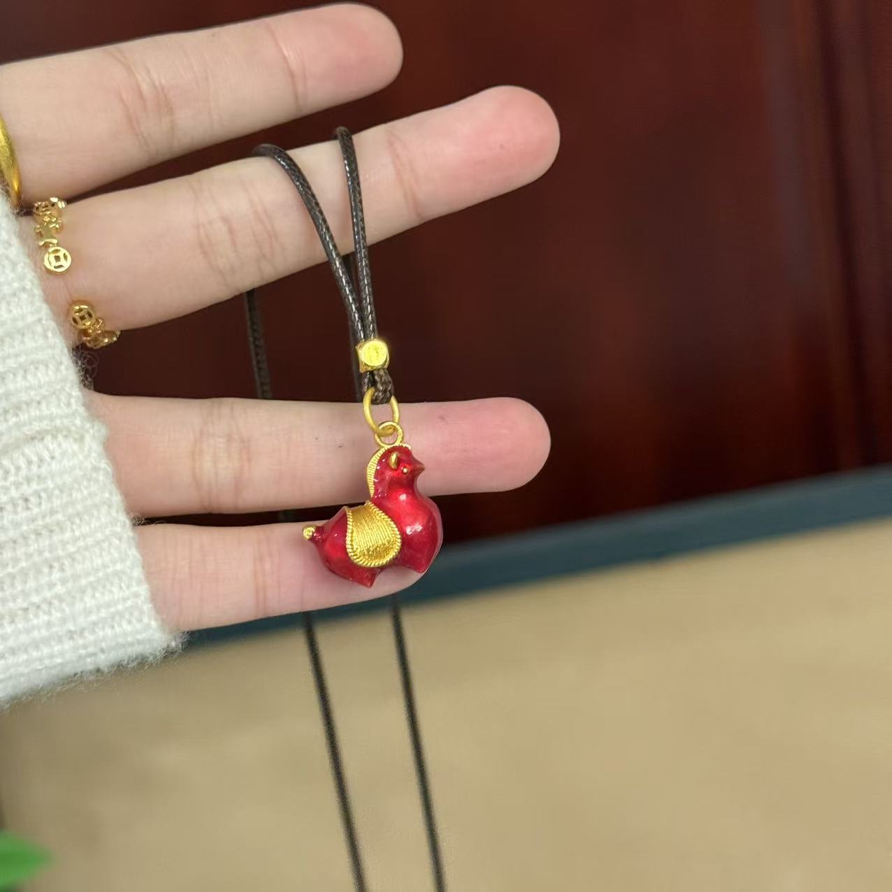 铜合金皮质项链 2559 超高版 不易褪色新中式马上有米时尚项链