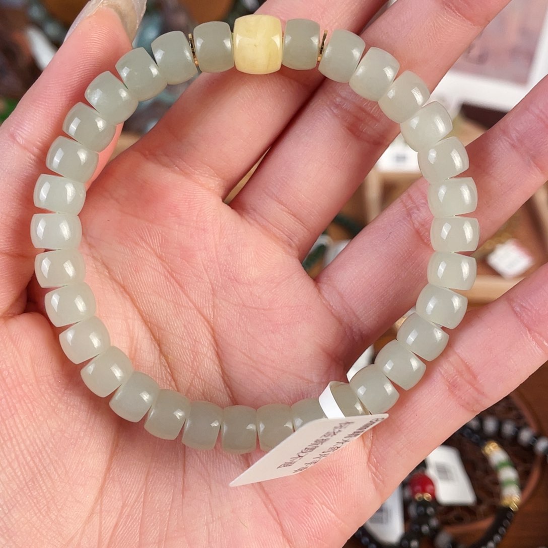 和田玉未镶嵌颈饰110085