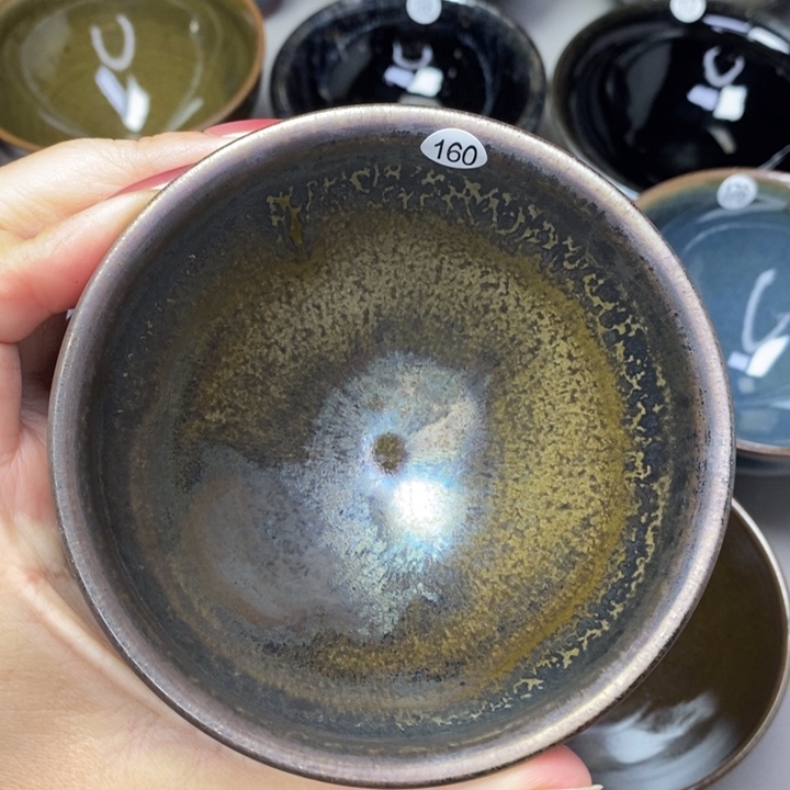 茶盏建窑建盏柴烧主人杯