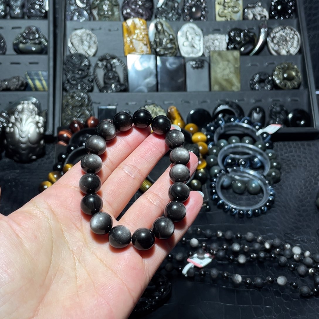 木变石（虎睛石）手链未镶嵌发****兽