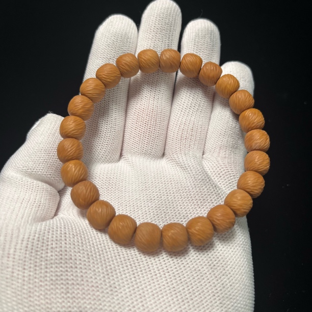 【精工猴头】拉丝云锦文玩核桃手串小馒头料全品无瑕毕业级可盘玩  