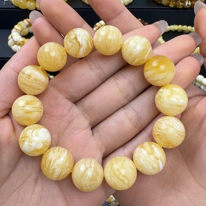 琥珀珠宝奇石未镶嵌虎皮16