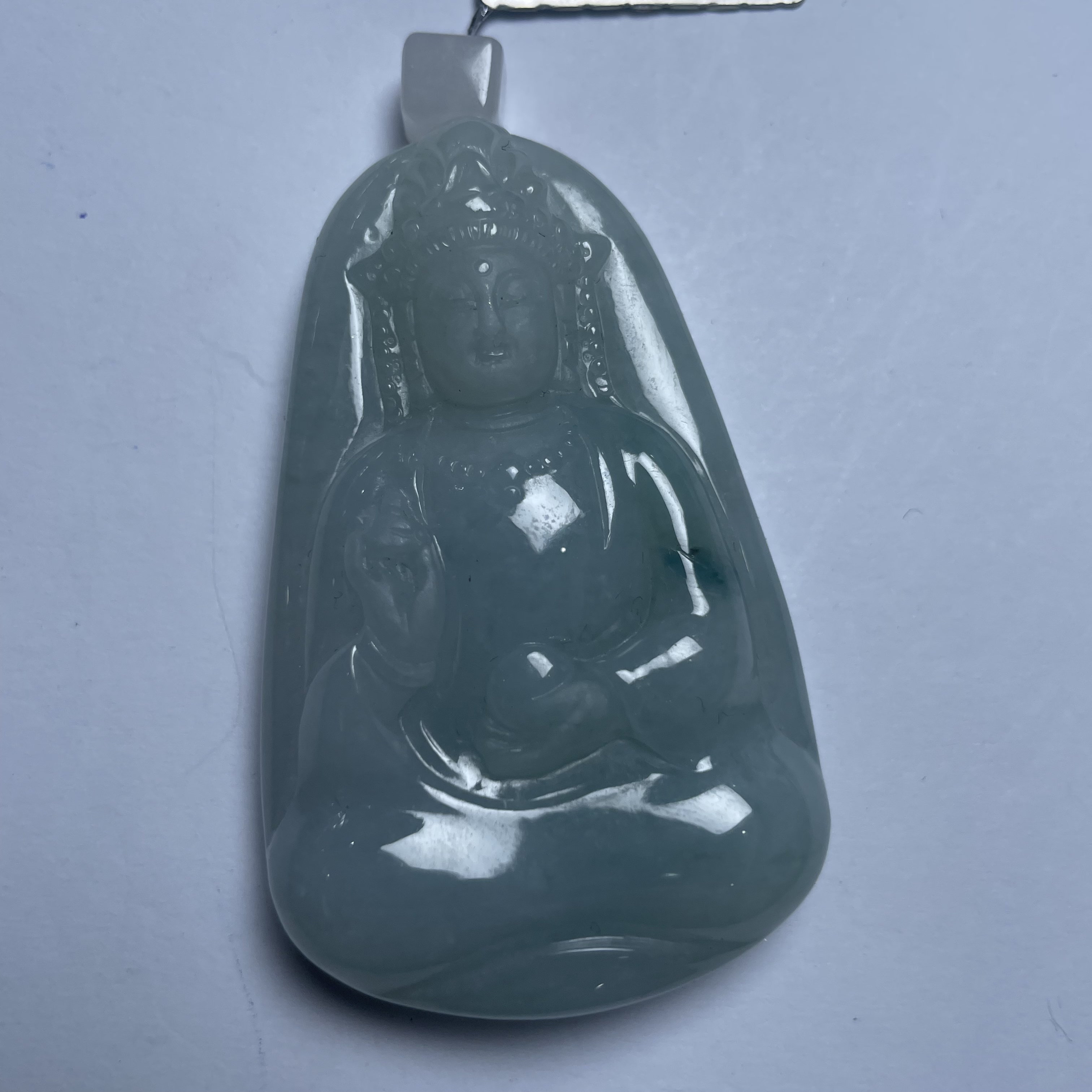 天然A货翡翠定制-观音- #228